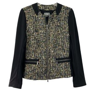 Studio 148 Tweed Knit Combo Jacket Sz 4